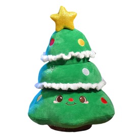 RONGZUBAT 23cm Christmas Suffed Plush Xmas Tree Toy for Kids,Christmas Tree Stuffed Costumed Plushies Dolls Christmas Soft Toy 8" Christmas Squishys Tree Plush Toy Xmas Gifts for Kids Xmas Home Decor