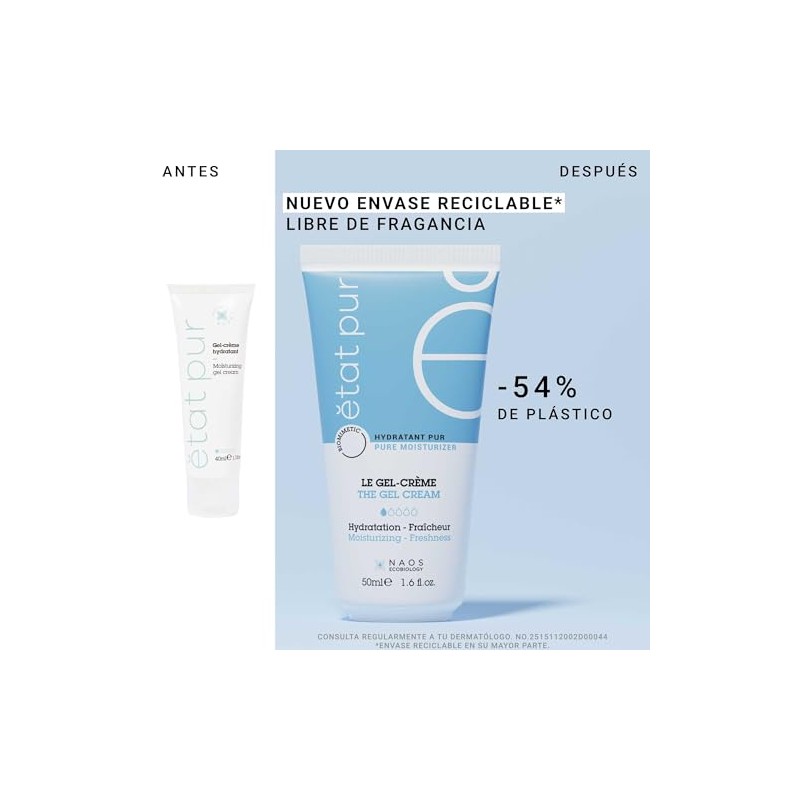 Etat Pur Gel-Crema Hidratante Para El Cuidado Puro De La