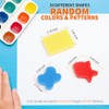 LEOBRO 30pcs Sponge Painting Shapes Painting Craft Sponge for Toddlers
