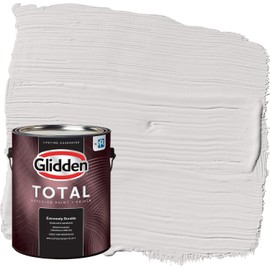 Glidden Total Exterior Paint & Primer All-in-One, Go to Gray/Gray, Flat, 1 Gallon