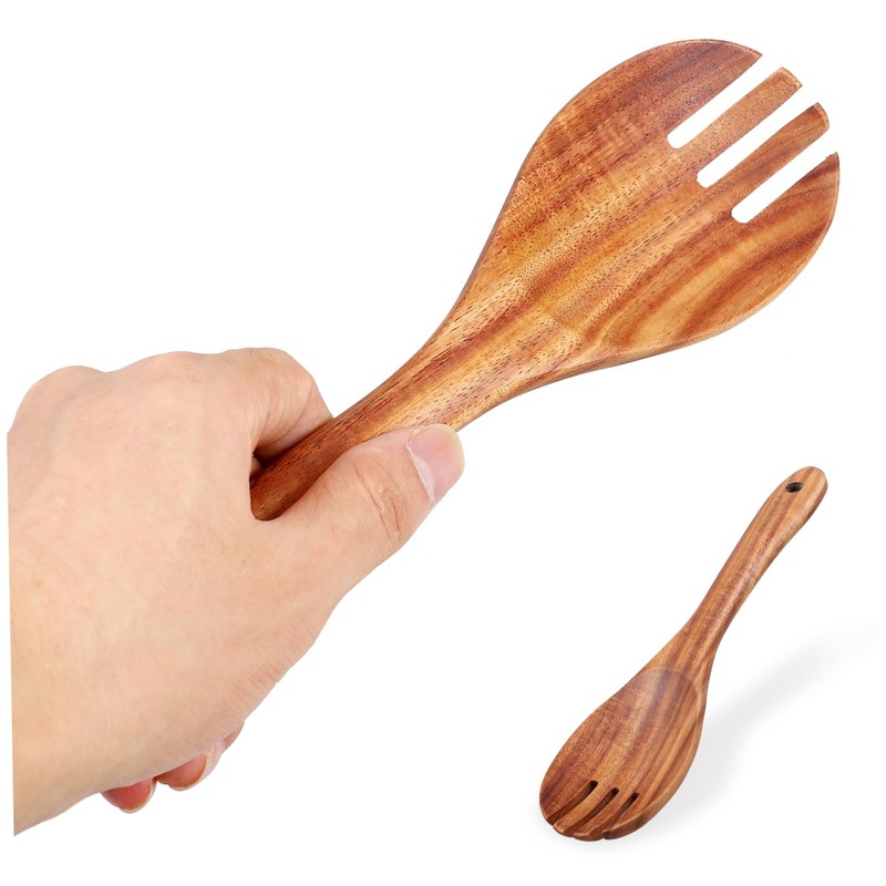 Alipis Long Handle Salad Fork Kitchen Utensil for Mixing Serving