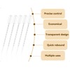 Emezddo Pack of 10 Pipettes, Plastic Transfer Pipettes, Dropper with