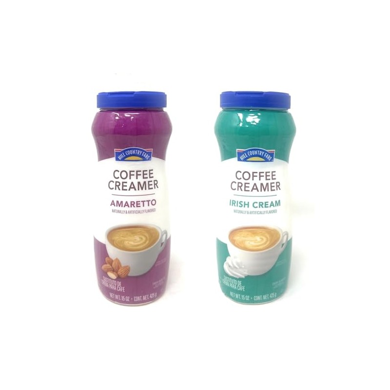 Amaretto & Irish Cream Flavored Powdered Coffee Creamer 15oz -