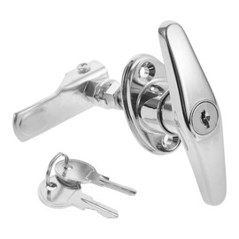 NULYLU Zinc Alloy Lock with Key T-Type Handle Security Lock for Case and File Cabinet