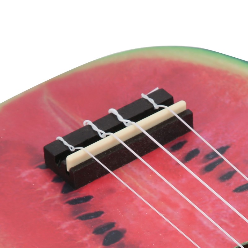 21in Ukulele with Carry Bag Tropical Fruit Pattern for Beginners