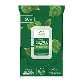 Bio Creative Lab Acne Control Cleansing Wipes, Petal Fresh Tea Tree and Peppermint, 60 Count