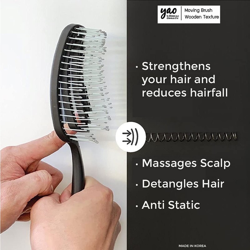 Yao Vented Brush Mini – Curly Scalp Hair Brush for