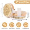 10 Pcs Dry Brushing Body Brush Exfoliating Brush with Massage