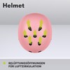 LIONELO Helmet Protective Helmet for Kids, Adjustable 50-56 cm, Chin