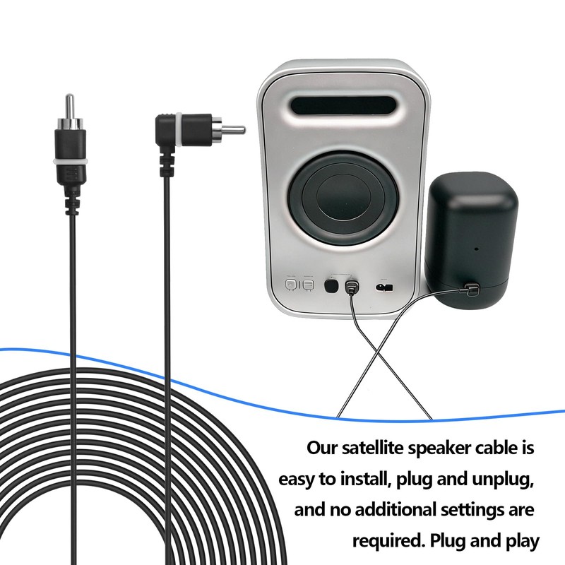 YLTKJ Satellite Speaker Cable 26.2Ft Surround Sound Wire