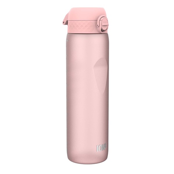 Ion8 Leak Proof 1 litre Water Bottle, BPA Free, Rose Quartz, 1000ml (32oz)