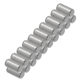 PATIKIL 304 Stainless Steel Dowel Pins 6 x 12 mm, 20 Pack Metal Dowel Pins Shelf Pegs Support Shelves Bunk Bed Fasten Elements Hardware for Furniture Fixing Component Position