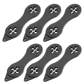 EAORBD S Hook Keeper Rubber S-Hook Retainer for Trailer Tow Hook Holder, Safety Chain Hook Keepers 6 Pack