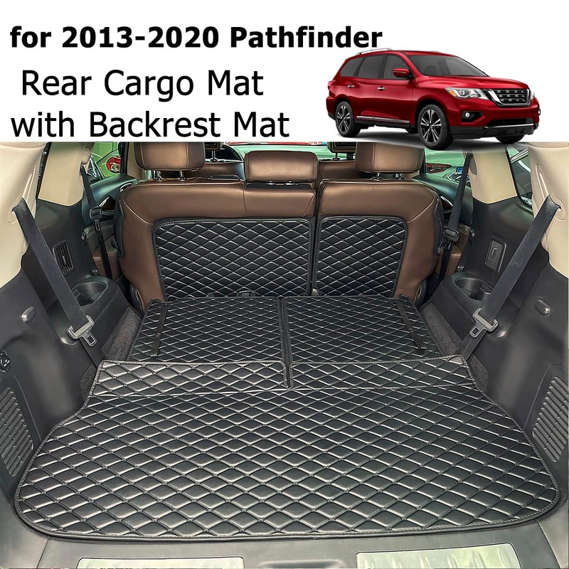 7DEEKEI Cargo Mat Compatible with 2013-2020 Nissan Pathfinder Trunk Mat