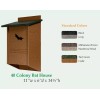 Amish Handmade 40 Colony LARGE BAT HOUSE Backyard Mosquito Control