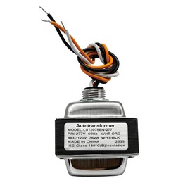LS12075EN-277 75 Watt 277 Volt to 120 Volt Step Down Transformer