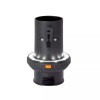 RIDGID 2-1/2 in. LED Lighted Passthrough Accessory Cuff Shop Vac