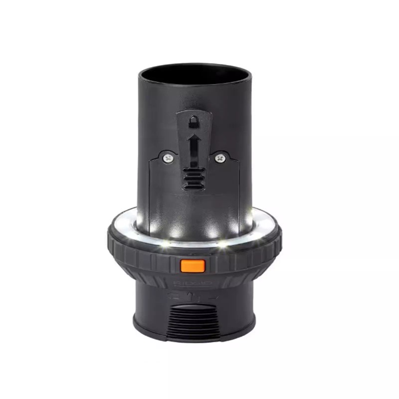 RIDGID 2-1/2 in. LED Lighted Passthrough Accessory Cuff Shop Vac