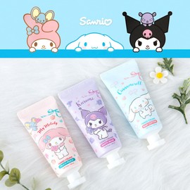 Sanrio Moist Hand Cream Cosmetics Moisturizing Character Girls Infants Students Children 30ml 12 pieces / 산리오 촉촉한 핸드크림 화장품 보습 캐릭터 여아 유아 학생 어린이 30ml 12개