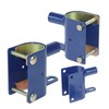 Two Way Lockable Gate Latch, Blue. Perfect for Farms, Pastures,