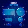 Clearly Superior Large 3.5" Clear Round Bumpers 2 Pack –