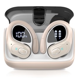 AI Headphones Translator, 3-in-1 Bluetooth 5.4 Real Time Voice Translator Headphones 164 Languages with App, 75 Hours Translator Headphones with Ear Hooks and ENC Mic, 6 Translation Modes for Business