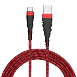 10ft USB Cable Type-C Charger Cord Compatible with Lenovo Tab Plus 11.5" (2024)/K11 Plus 11.45" (2024)/Tab K10 10.3" (2021), Power Wire USB-C Long Red Braided