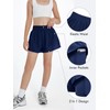 Haloumoning Girls Athletic Shorts High Waist Elastic 2 in 1