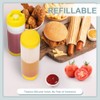 20Oz Inverted Plastic Squeeze Bottles, Refillable Tip Large Valve Dispenser