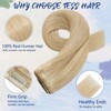 TESS Clip In Hair Extension Blonde,Hair Extensions Real Human Hair