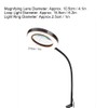 5X Magnifying LED Light USB Adjustable Light for Beauty Salon