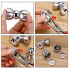 Sumnacon Powerful Magnetic Doorstop - 2 Pcs Stainless Steel Mini