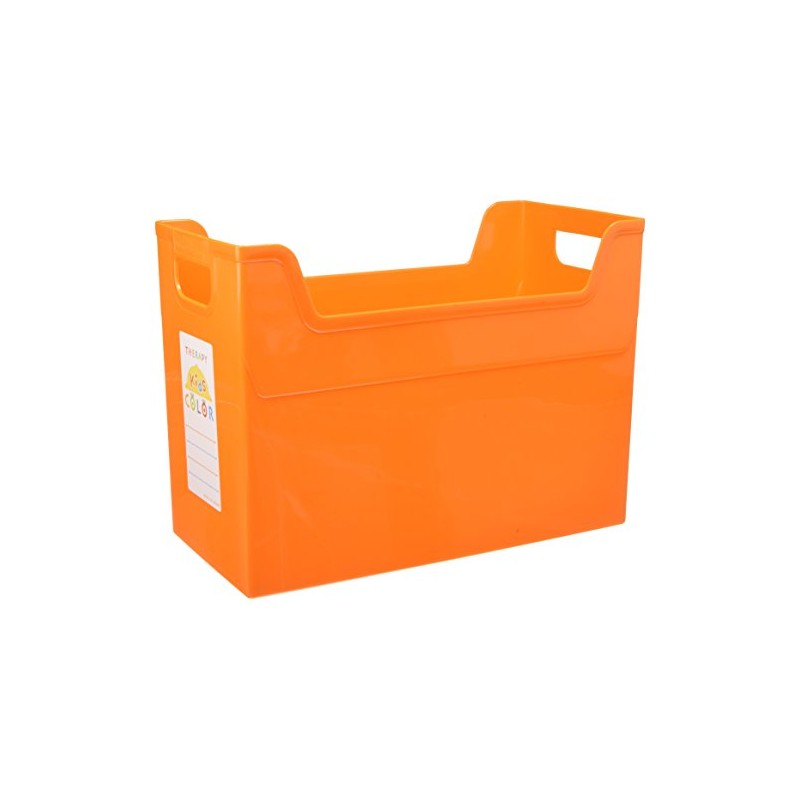 ナカバヤシ ファイルボックス 書類収納ボックス A4ワイド オレンジ フボ-TCW4KO