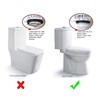 White 18cm Height Water Tank Split Dual Flush Fill Toilet