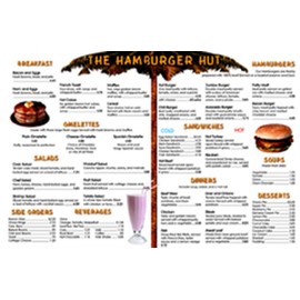 REMEDIA PUBLICATIONS Menu Math: The Hamburger Hut Book, 6 Extra Menus
