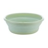 Cuenco plegable multiusos de 10 pulgadas, sin BPA, redondo, ligero,