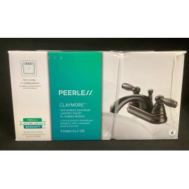 Peerless Bathroom Faucet Centerset Claymore Oil Rubbed Bronze Peerless P299675LF-OB M18