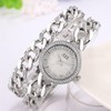 JewelryWe Women's Bracelet Watch Fashion Rhinestone Bling Watch Ladies Analog