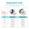 HLIWS 12 Pcs 3/4-inch BSP Threaded Blanking Cap,Drain Cap Seal,Appliance