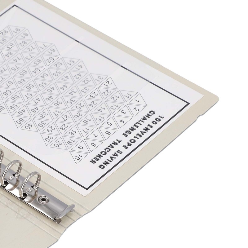 100 Envelopes Money Saving Challenge Binder Reusable A5 Budget Binder