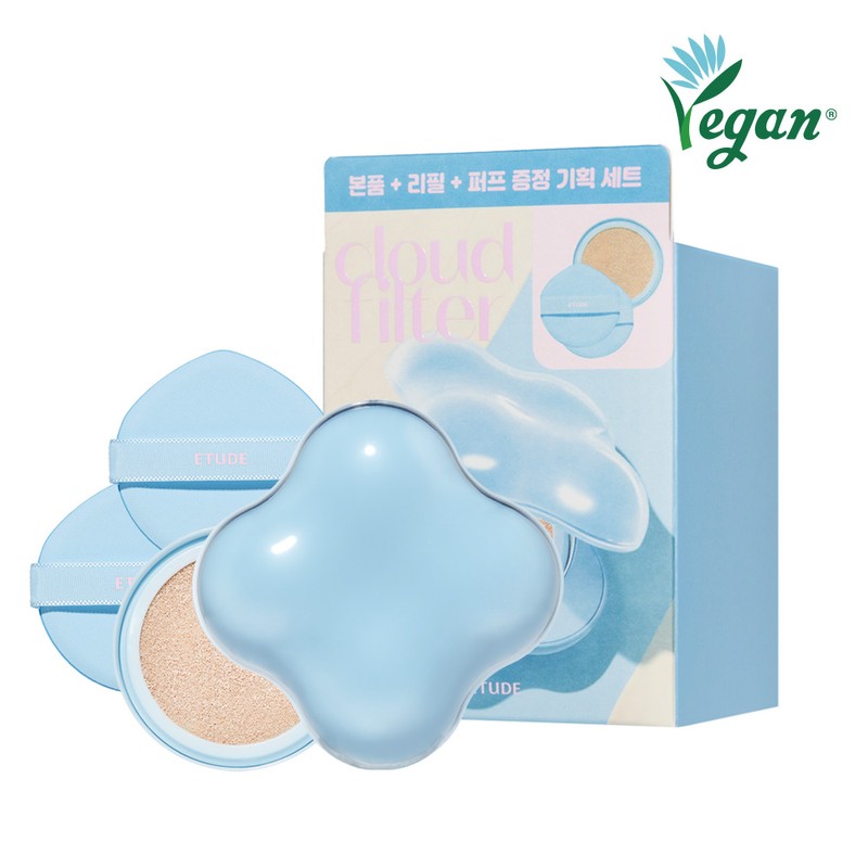 ETUDE Cloud Filter Cushion Refill Set - #23 Beige (Refill,