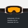 ALPINA GRANBY Q-LITE Mirrored, Contrast-Enhancing Ski Goggles with 100% UV