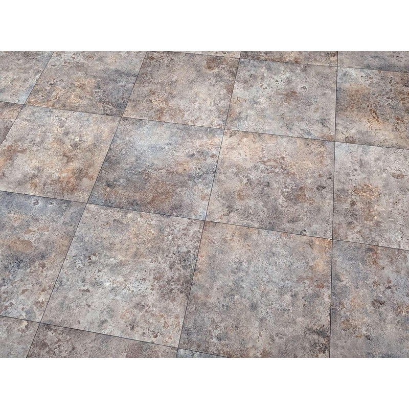 PVC Flooring Vinyl Flooring in Large Tile Look, DIN A4