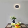 LED Wall Light Round Solar Eclipses Modern Simple Design 360