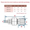WWZMDiB Pure Copper Remote Battery Terminal Sbinding Post (2Pcs M6（1/4"）)