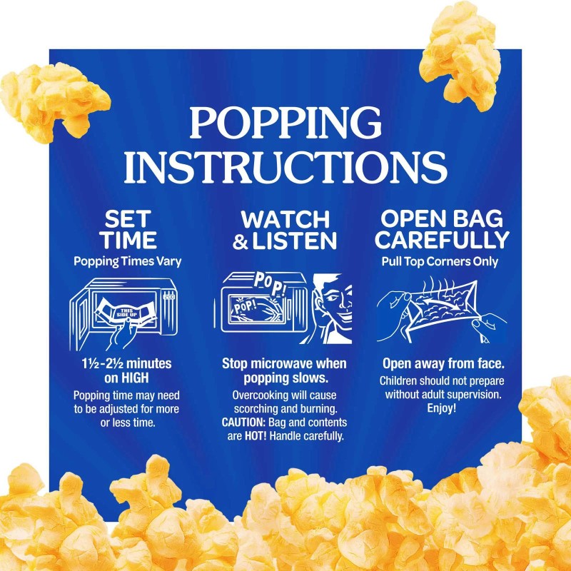 ACT II Butter Lovers Microwave Popcorn 6 Bags 16.5 Ounce