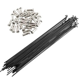 SENQI 3.1 - 11.4 inch (80 - 290 mm) Steel Bicycle Spokes with Copper Caps, Set of 36.