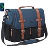 MATEIN Messenger Bag for School with USB Charging Port, Large