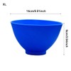 tooloflife 3Pcs Flexible Rubber Mixing Bowls, Rubber Plastic Spatulas for