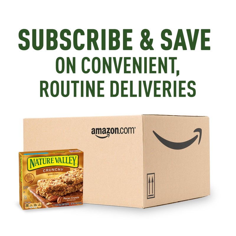 Nature Valley Crunchy Granola Bars, Pecan Crunch, 1.49 oz, 6